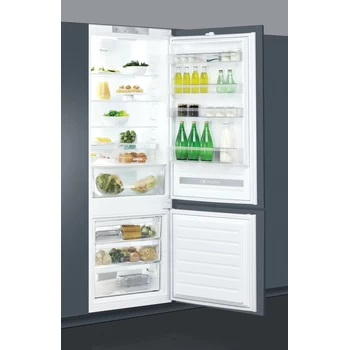 Whirlpool Combinación de frigorífico / congelador Encastre SP40 800 1 Blanco 2 doors Perspective open