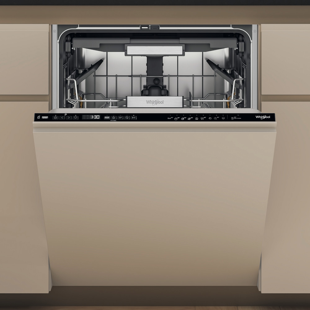 Whirlpool Astianpesukone Kalusteisiin sijoitettava W7I HP40 L Full-integrated C Frontal