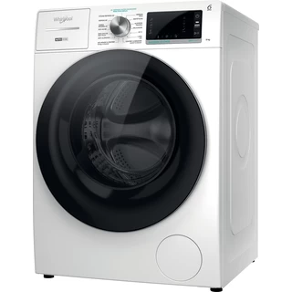 Whirlpool Máquina de lavar roupa Livre Instalação W7X W845WR SPT Branco Carga Frontal B Perspective