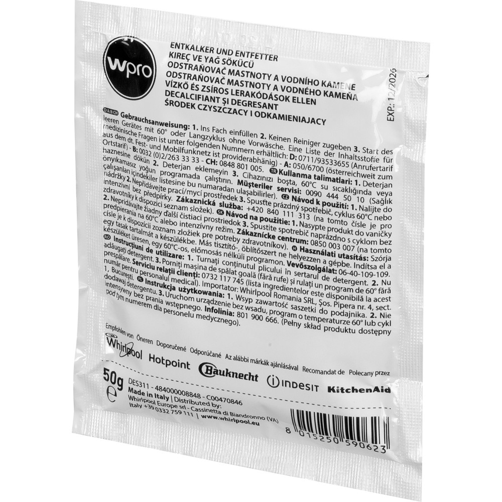 entkalker fur waschmaschinen geschirrspuler des124 bauknecht de