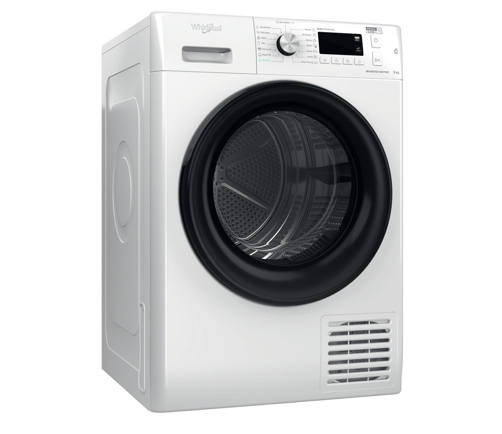 Whirlpool Сушилна машина FFT M11 9X2BY EE Бял Perspective