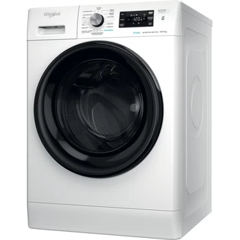 Whirlpool Máquina de lavar e secar roupa Livre Instalação FFWDB 964369 BV SPT Branco Carga Frontal Perspective