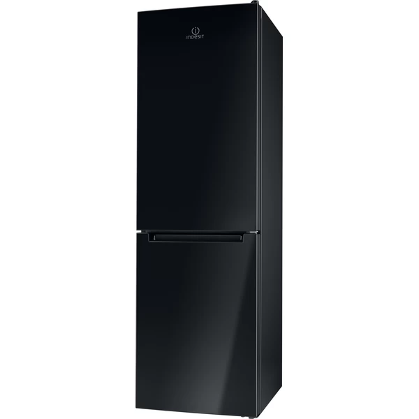 Indesit Холодильник с морозильной камерой Отдельно стоящий LI8 FF2 K Черный 2 doors Perspective