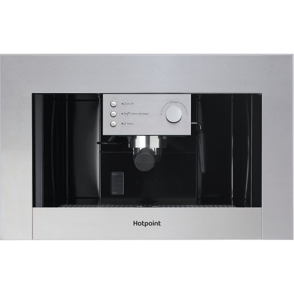hotpoint cm 5038 ix h built in bean to cup coffee machine stainless steel