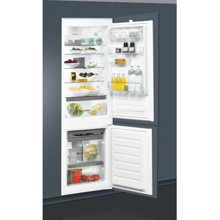 Whirlpool Combinación de frigorífico / congelador Encastre ART 6711/A++ SF Inox 2 doors Lifestyle perspective open