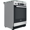 Whirlpool Κουζίνα WS67G1CMX/MEA Inox Γκαζιού Frontal