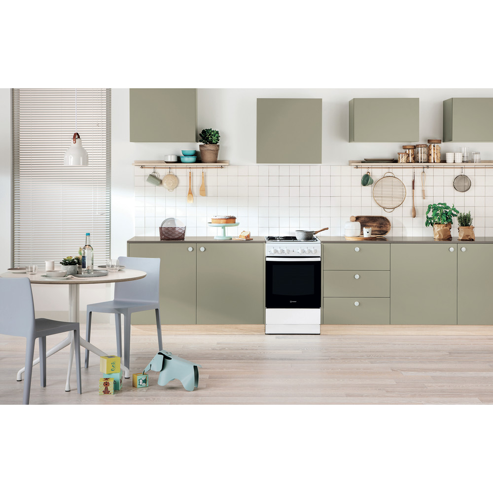 Cucina elettrica a libera installazione Indesit: 50 cm ...