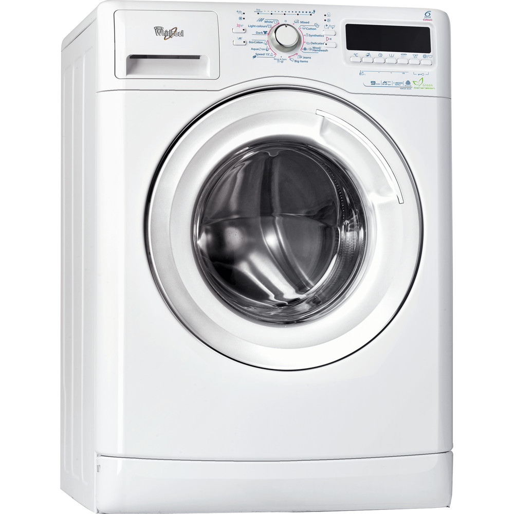 Whirlpool frontmatad tvättmaskin: 9 kg - AWOE 9224
