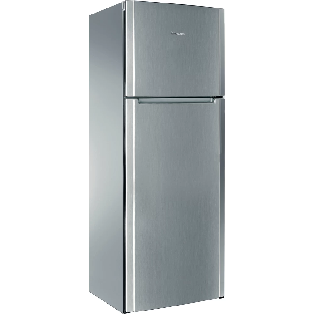 Ariston Fridge Freezer Free-standing ENTM 19020 F (EX) Inox 2 doors Perspective
