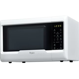 Whirlpool Four micro-ondes Pose-libre MWD 322 WH Blanc Electronique 20 Micro-ondes + gril 700 Perspective