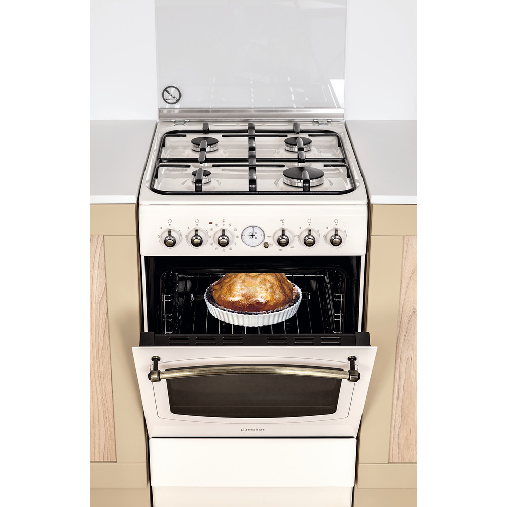 Cucina a gas a libera installazione Indesit: 50 cm
