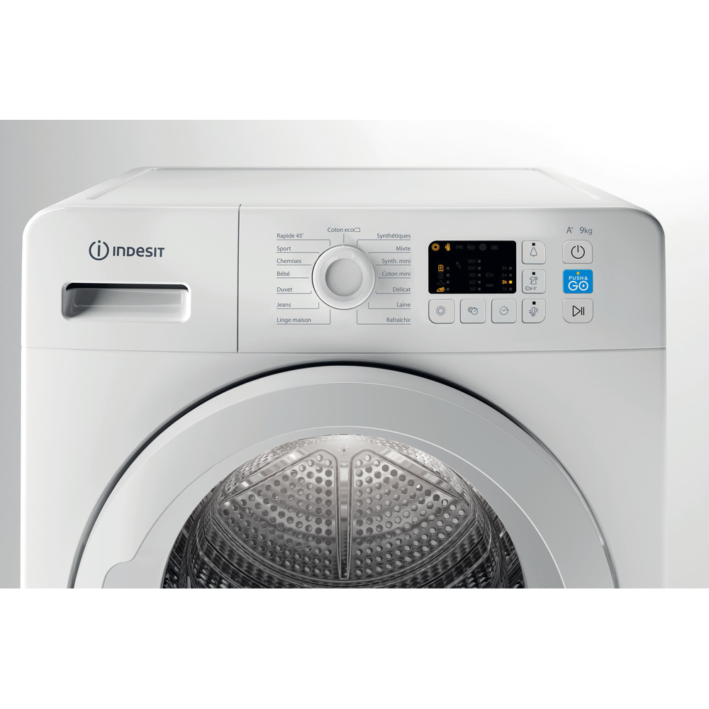 Sèchelinge pompe à chaleur Indesit posable, 9 kg Sèchelinge pompe à chaleur Indesit posable, 9 kg