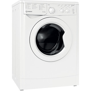 Indesit Washer dryer Free-standing IWDC 65125 UK N White Front loader Perspective