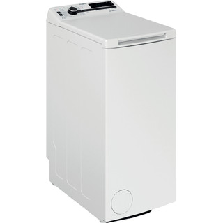 Whirlpool Skalbimo mašina Laisvai pastatomas TDLRBX 6252BS EU Balta Pakraunama iš viršaus B Perspective