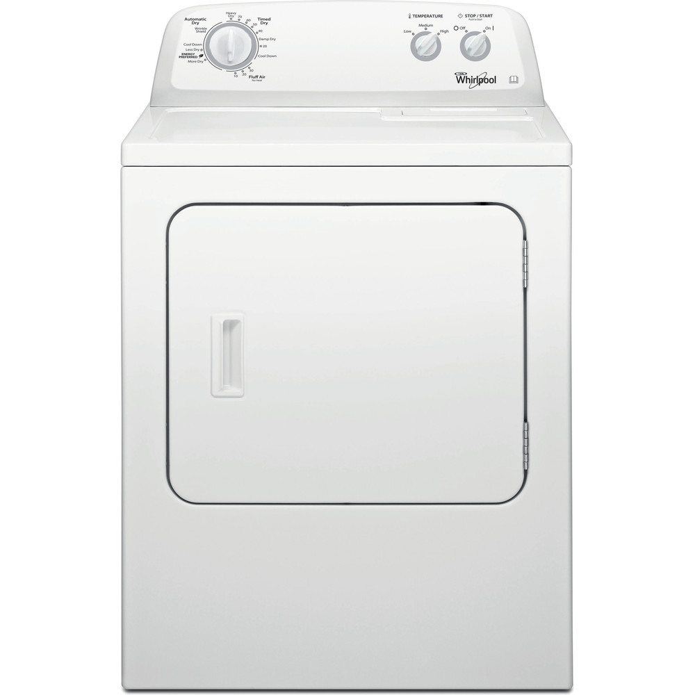 Whirlpool مجفف 3LWED4705FW أبيض Frontal