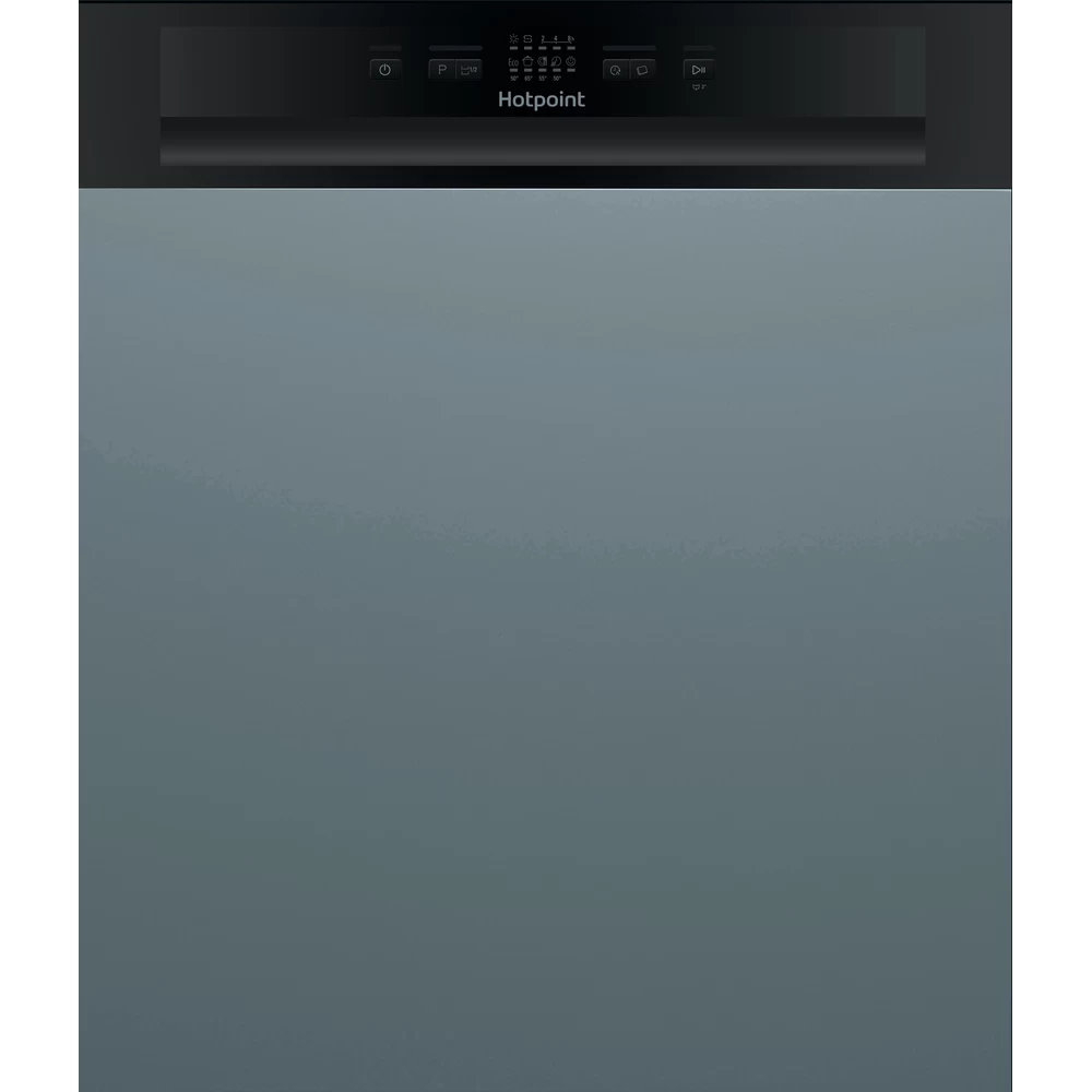 Hotpoint Dishwasher Built-in HBC 2B19 UK Half-integrated A Frontal