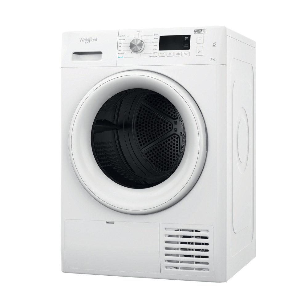 Whirlpool Dryer FFT M11 8X2 UK White Perspective