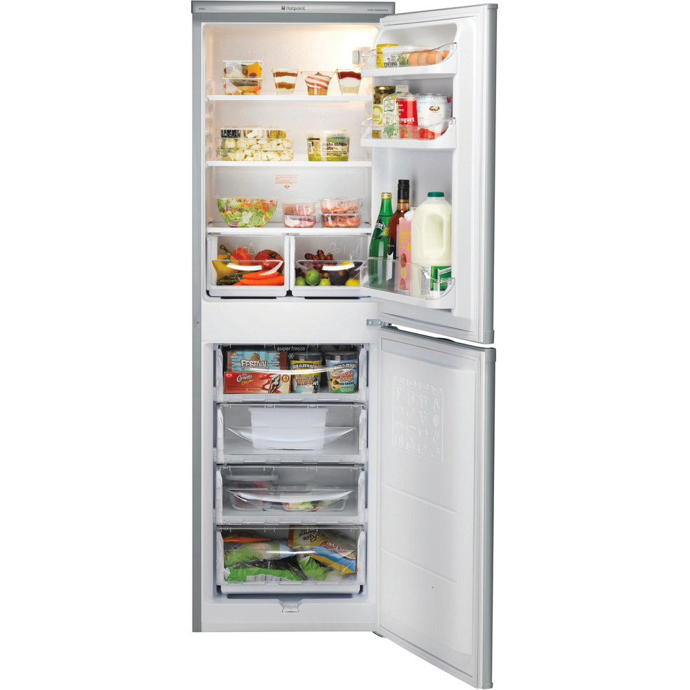 Hotpoint First Edition HBD 5517 S Fridge Freezer Silver Hotpoint Hotpoint First Edition HBD 5517 S Fridge Freezer Silver Hotpoint