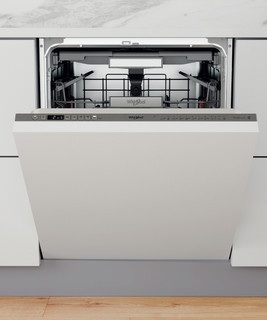 Integreret Whirlpool-opvaskemaskine: inox-farve, fuld størrelse - WIO 3O33 PLE