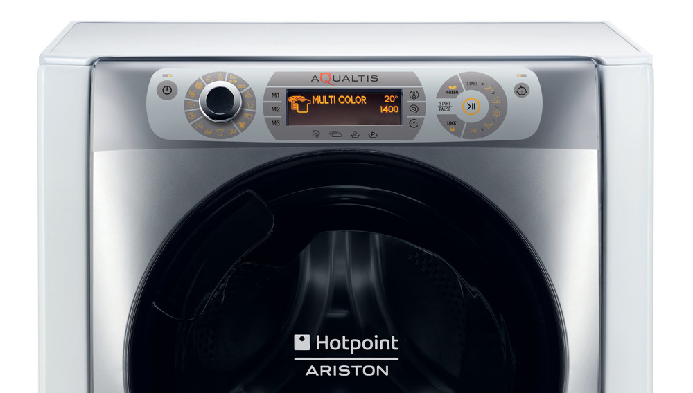 Lavatrice A Libera Installazione Hotpoint AQ104D497SD EU/B N | Hotpoint IT