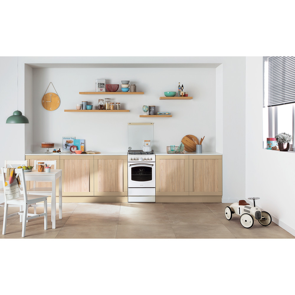 Cucina a gas a libera installazione Indesit: 50 cm ...