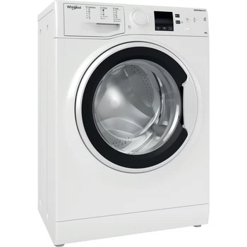 Whirlpool Maşină de spălat rufe Independent WRBSS 6249 W EU Alb Încărcare frontală C Perspective