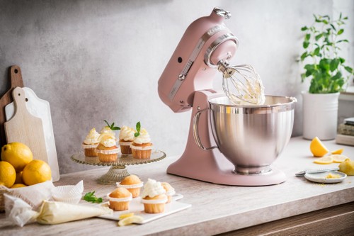 MIXER TILTHEAD 4.8L ARTISAN PREMIUM Feather pink KitchenAid UK