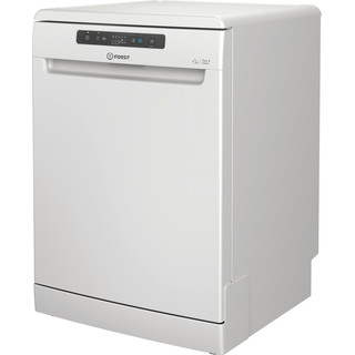 Indesit mašina za pranje posuđa: standardna, bijela boja