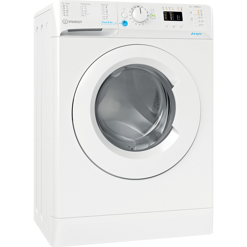 Indesit BWSA 61051 W EU N elöltöltős keskeny mosógép