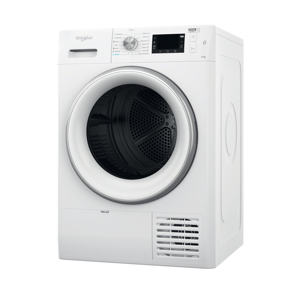Whirlpool Сушилна машина FFT M22 9X2WS EE Бял Perspective