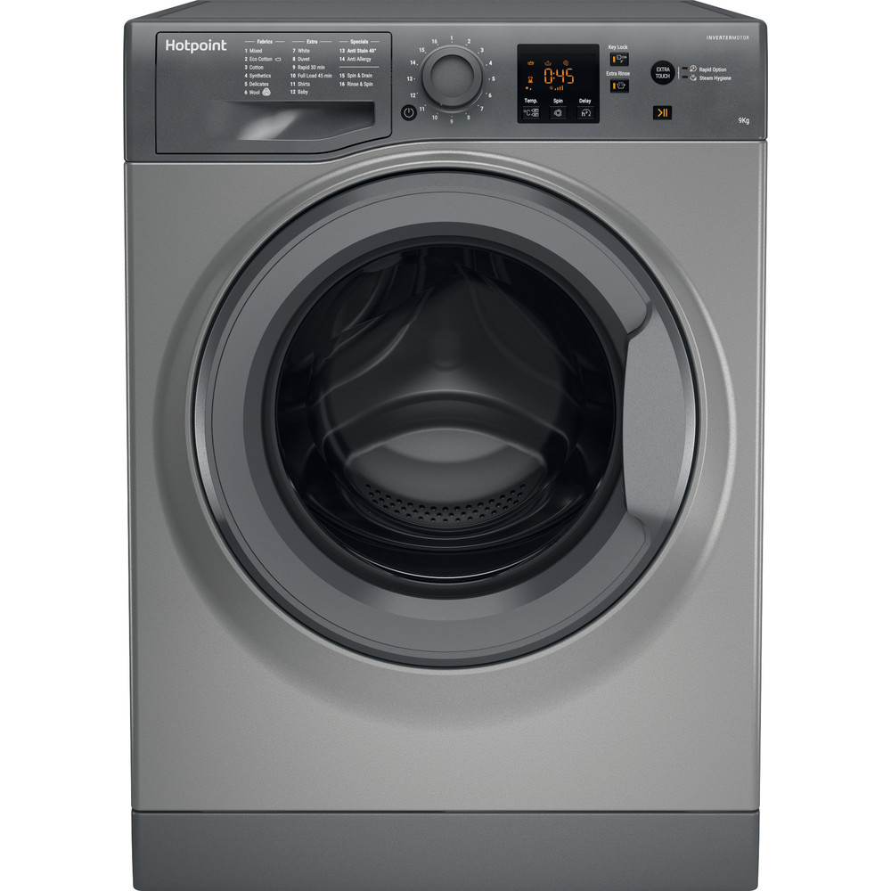 Hotpoint Nswm 943c Gg Uk Washing Machine Graphite Hotpoint