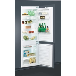 Whirlpool Холодильник з нижньою морозильною камерою. Вбудований (-а) ART 6502/A+ Нержавіюча сталь 2 двері Perspective open