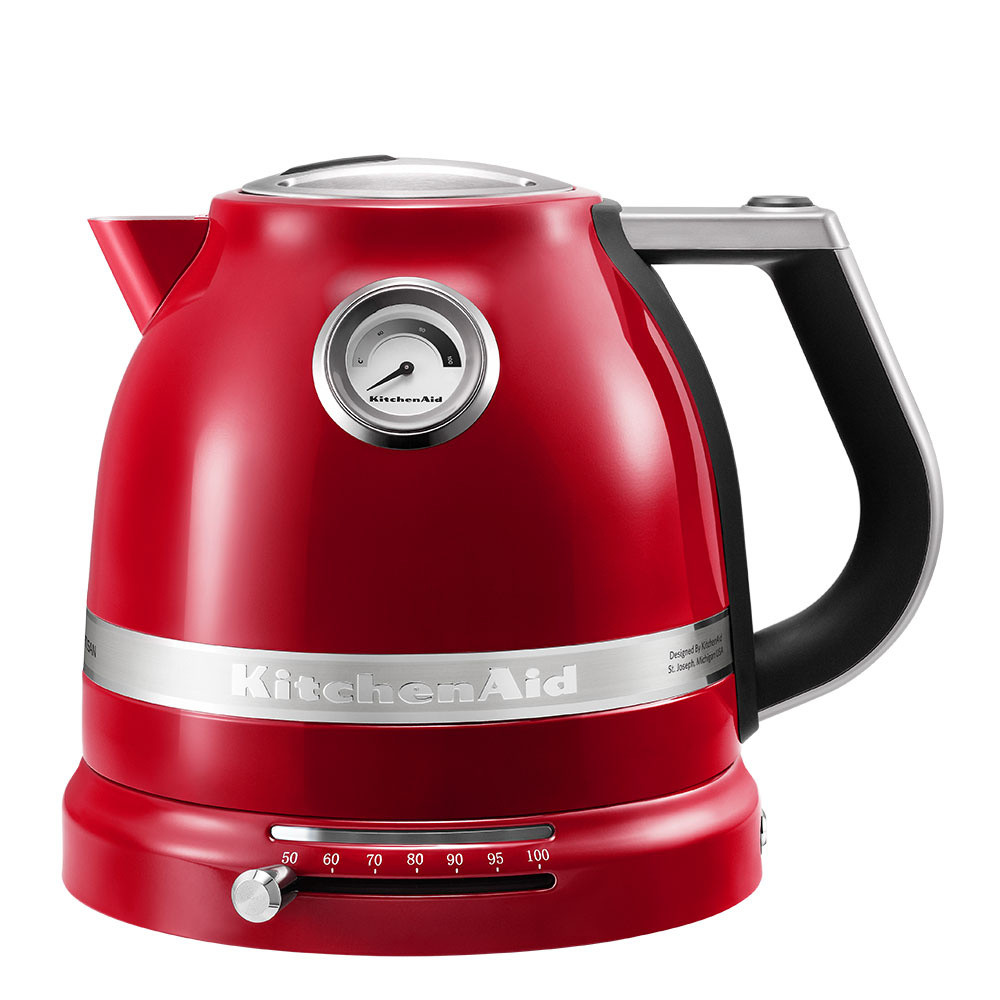 Hervidor de agua con ajuste de temperatura de 1 5 l Artisan Rojo