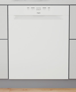 Whirlpool-opvaskemaskine: hvid farve, fuld størrelse - WUE 2B26