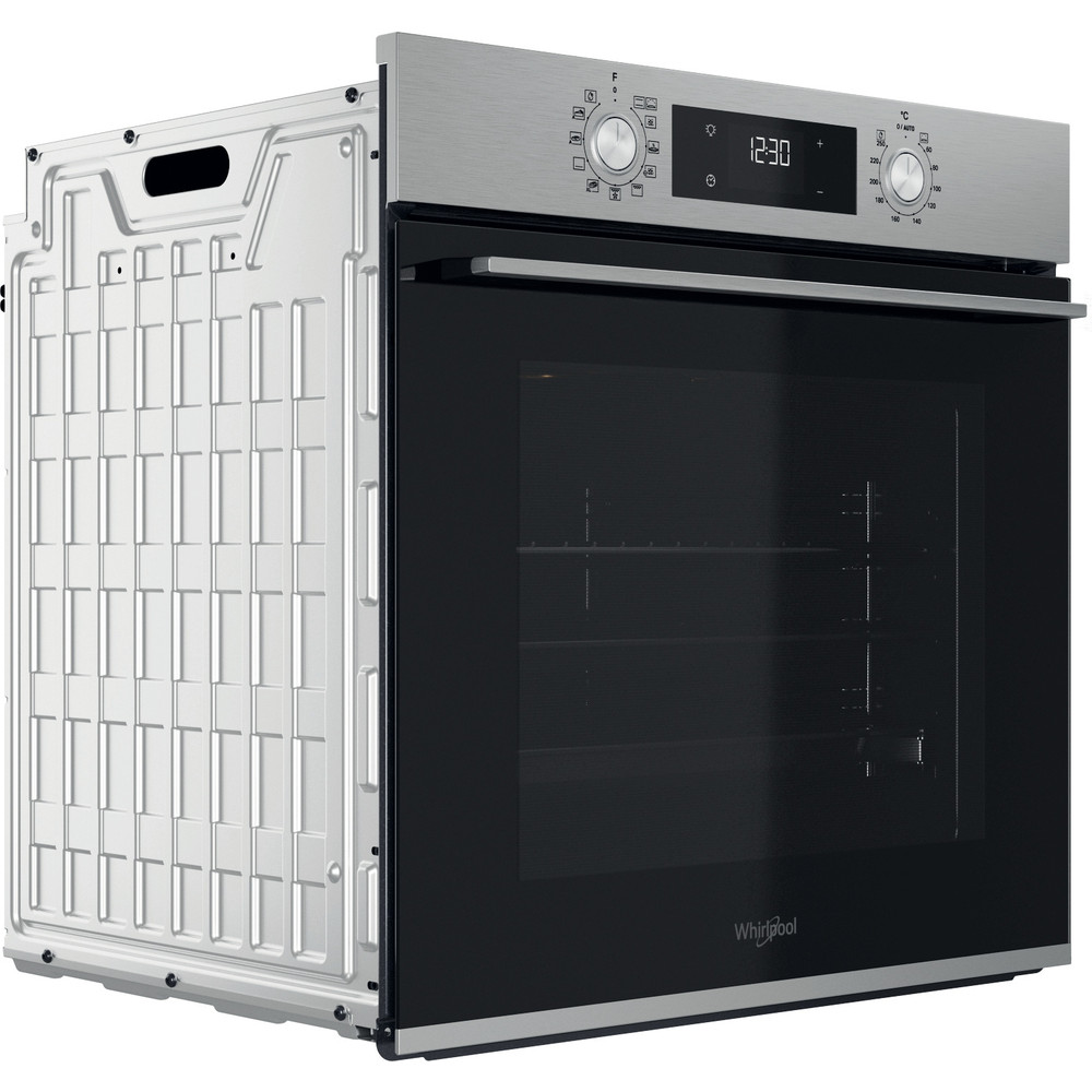 Whirlpool built in electric oven in Stainless Steel, self cleaning