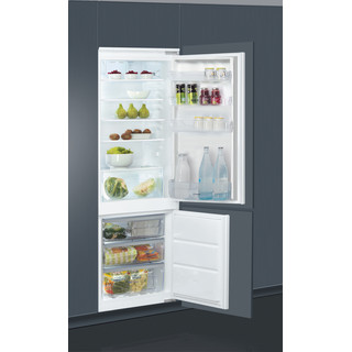 Indesit Fridge/freezer combination Built-in IB 7030 F EX White 2 doors Lifestyle perspective open