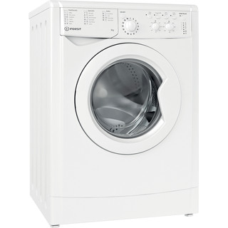 Indesit Washing machine Free-standing IWC 71453 W UK N White Front loader D Perspective