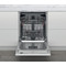 Whirlpool Astianpesukone Kalusteisiin sijoitettava WIC 3C34 PFE S Full-integrated D Frontal