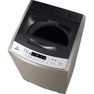 Indesit Washing machine Free-standing IASTL 1350/SL Silver/Black Top loader A Perspective