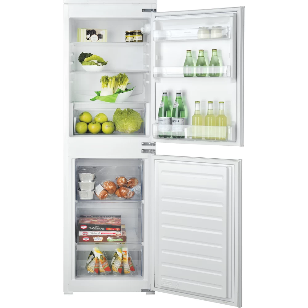 Hotpoint Fridge-Freezer Combination Built-in HMCB 50501 UK White 2 doors Frontal open