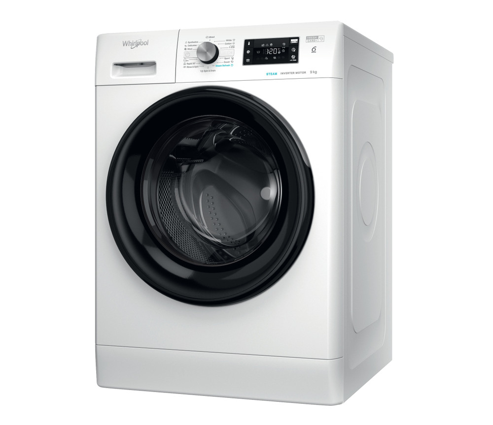 Whirlpool Washing machine Samostojeći FFB 9469 BV EE Bela Prednje punjenje A Perspective