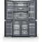 Whirlpool Külg-külje kõrval Vabaltseisev WQ9I FO1BX Black Steel Frontal