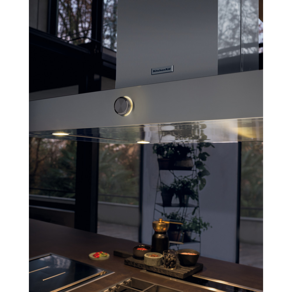 Kitchenaid Hotte Encastrable KEIPP 12020 Inox Pose-libre Electronique Lifestyle detail