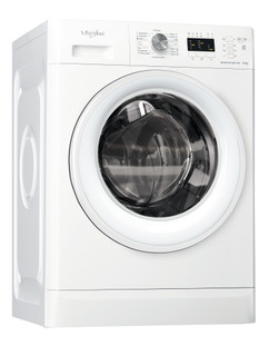 Whirlpool samostalna mašina za pranje veša s prednjim punjenjem: 6 kg - FFL 6238 W EE