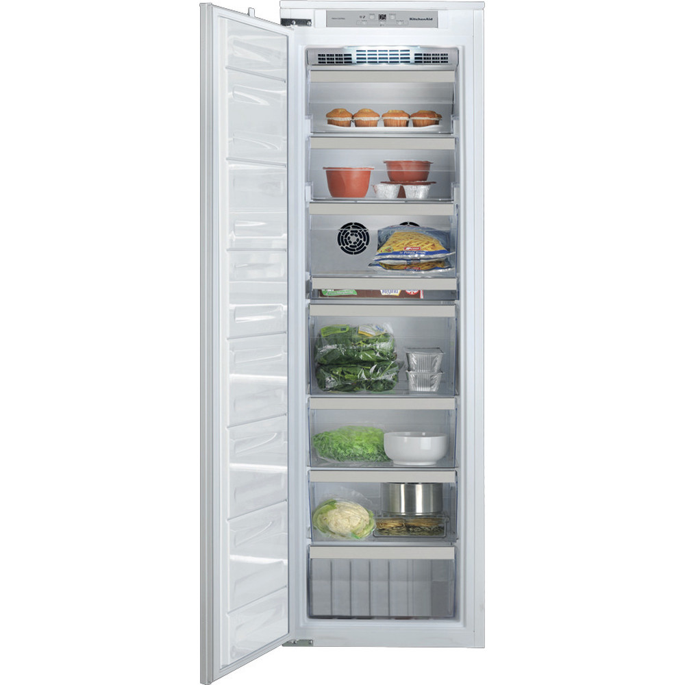 Kitchenaid Freezer Built-in KCBFS 18602 (UK) 2 White Frontal open