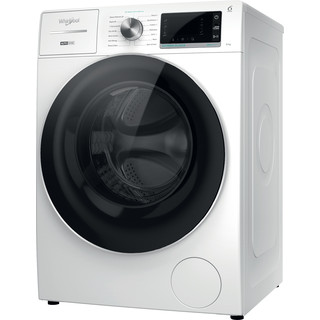 Whirlpool Washing machine Free-standing W8 W946WR UK White Front loader A Perspective