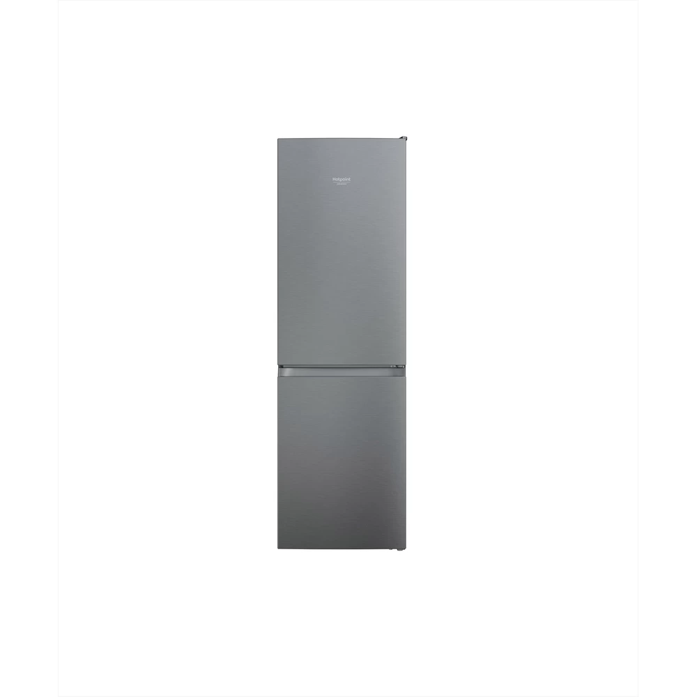Hotpoint_Ariston Комбиниран хладилник с фризер Свободностоящ HAFC8 TI21SX Saturn Steel 2 врати Frontal