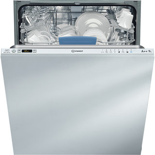 Lave-vaisselle complètement intégrable Indesit : Standard 60 cm, Couleur blanche