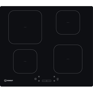 Indesit Pliidiplaat IS 83Q60 NE Must Induction vitroceramic Frontal