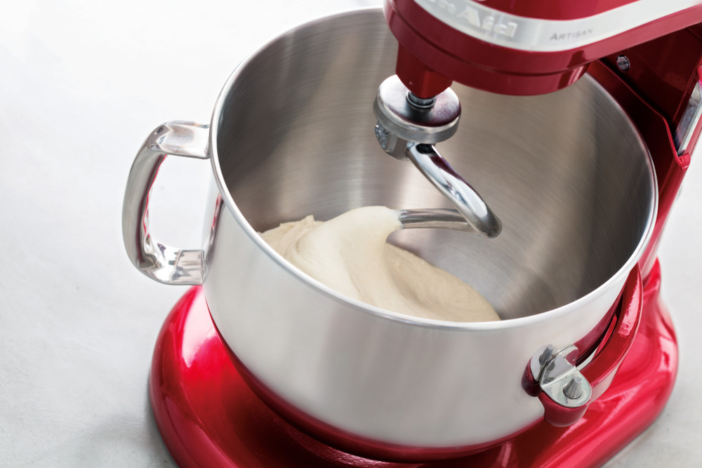 stand mixer with a dough hook